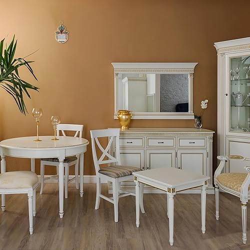 Miniatura 3 de My Daily Styles Bendición Hamsa de madera para el hogar - Decoración de pared de buena suerte con piedras preciosas de imitación (Bendición del