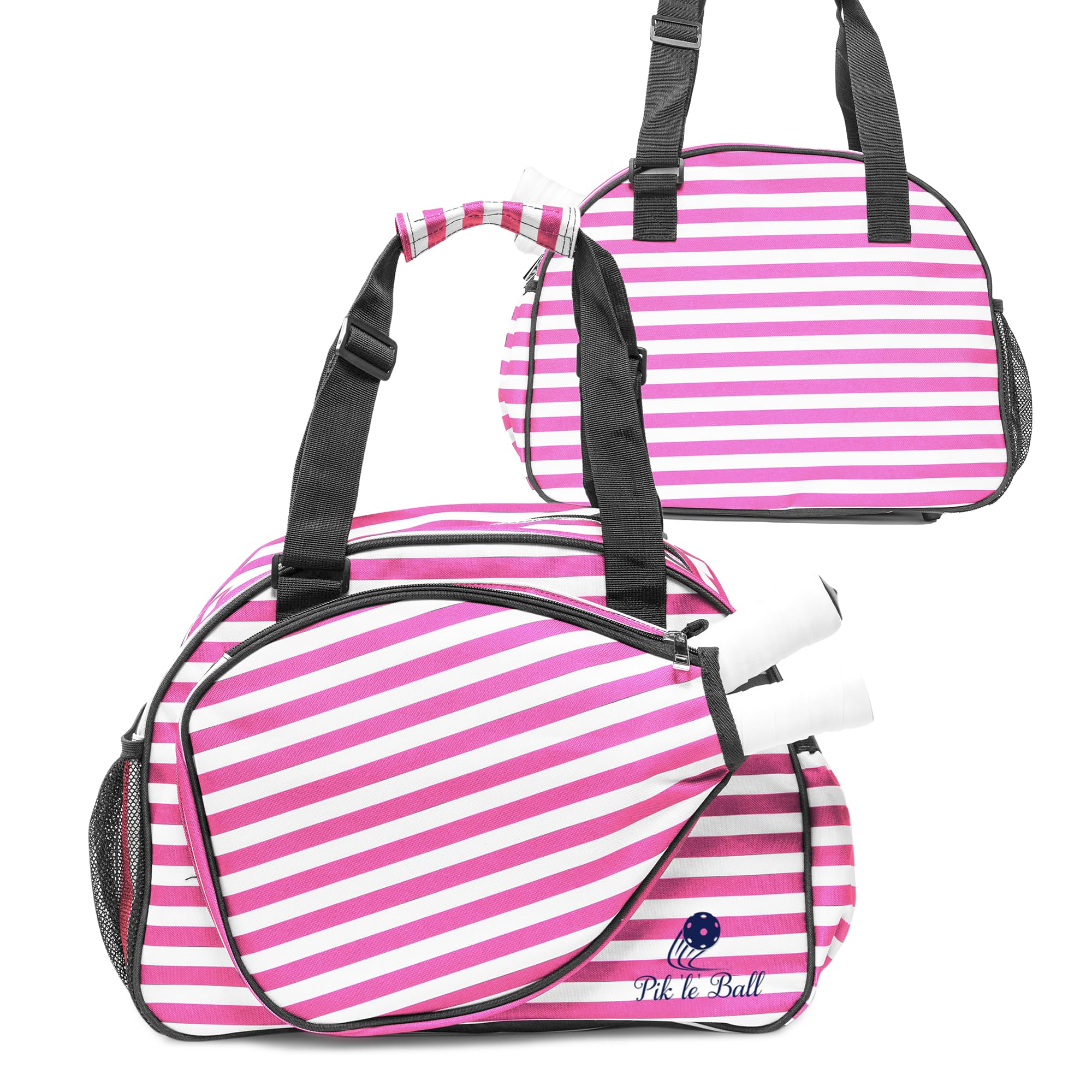 Pik’le’Ball Sport Premium Women's Pickleball Bag – Stylish and Versatile Sports Bag with Water Bottle Holder, Padded Paddle Pocket, and Spacious