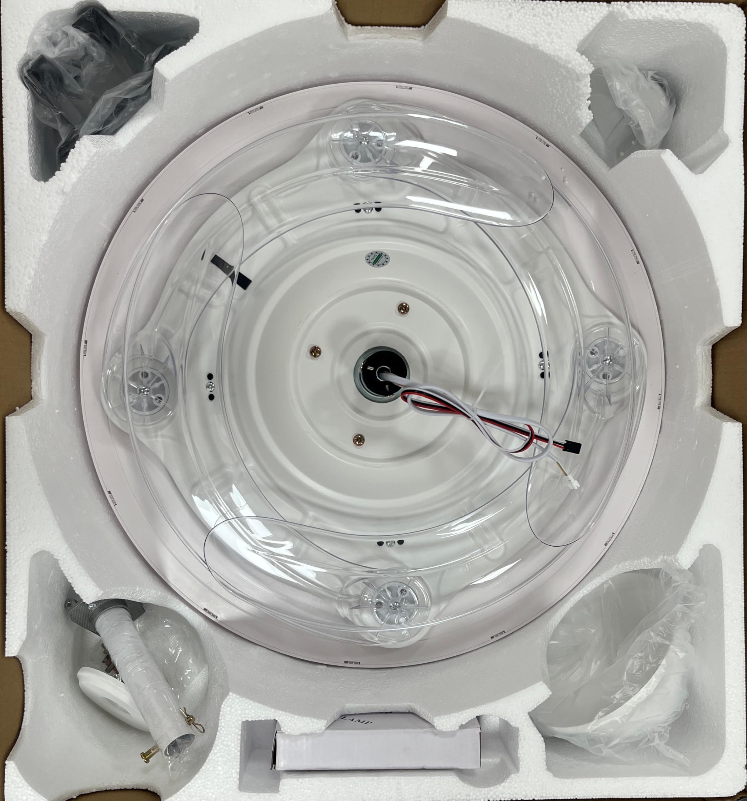 Kormax - Ventilador techo plegable Viento Blanco