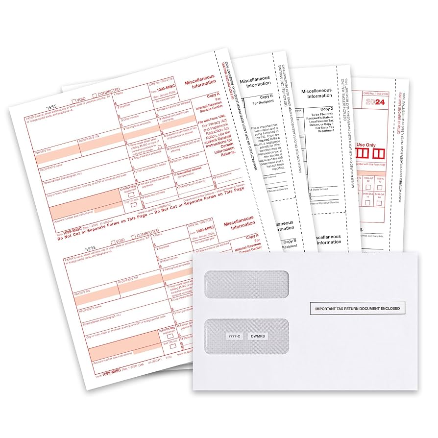 amazon-com-1099-misc-forms-2024-4-part-tax-forms-kit-50-vendor-kit-of-laser-forms-compatible-with-quickbooks-and-accounting-software-50-self-seal-envelopes-included-office-products for Free Printable 1099 Misc Form 2023 Amazon.com : 1099 MISC Forms 2024, 4 Part Tax Forms Kit, 50 Vendor Kit of Laser Forms, Compatible with QuickBooks and Accounting Software, 50 Self Seal Envelopes Included : Office Products for Free Printable 1099 Misc Form 2023