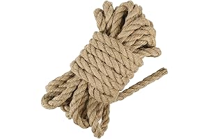 Tenn Well 18mm Jute Rope: Eco-Friendly Twine for Bundling Yard Waste