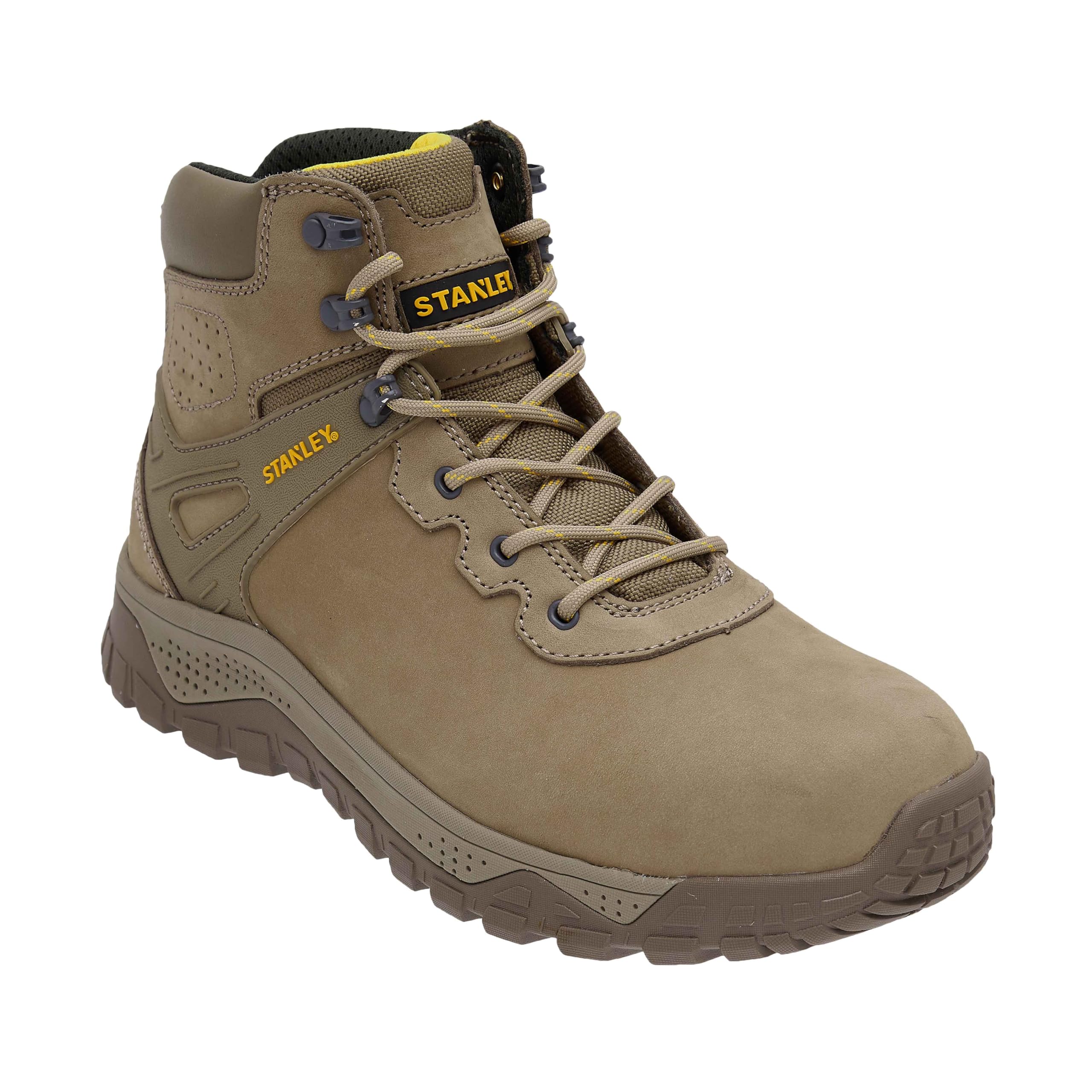 Lithgow Men's Nubuck Leather, Heat Resistant, Steel Safety Toe, Steel Midsole Plate Work Boot