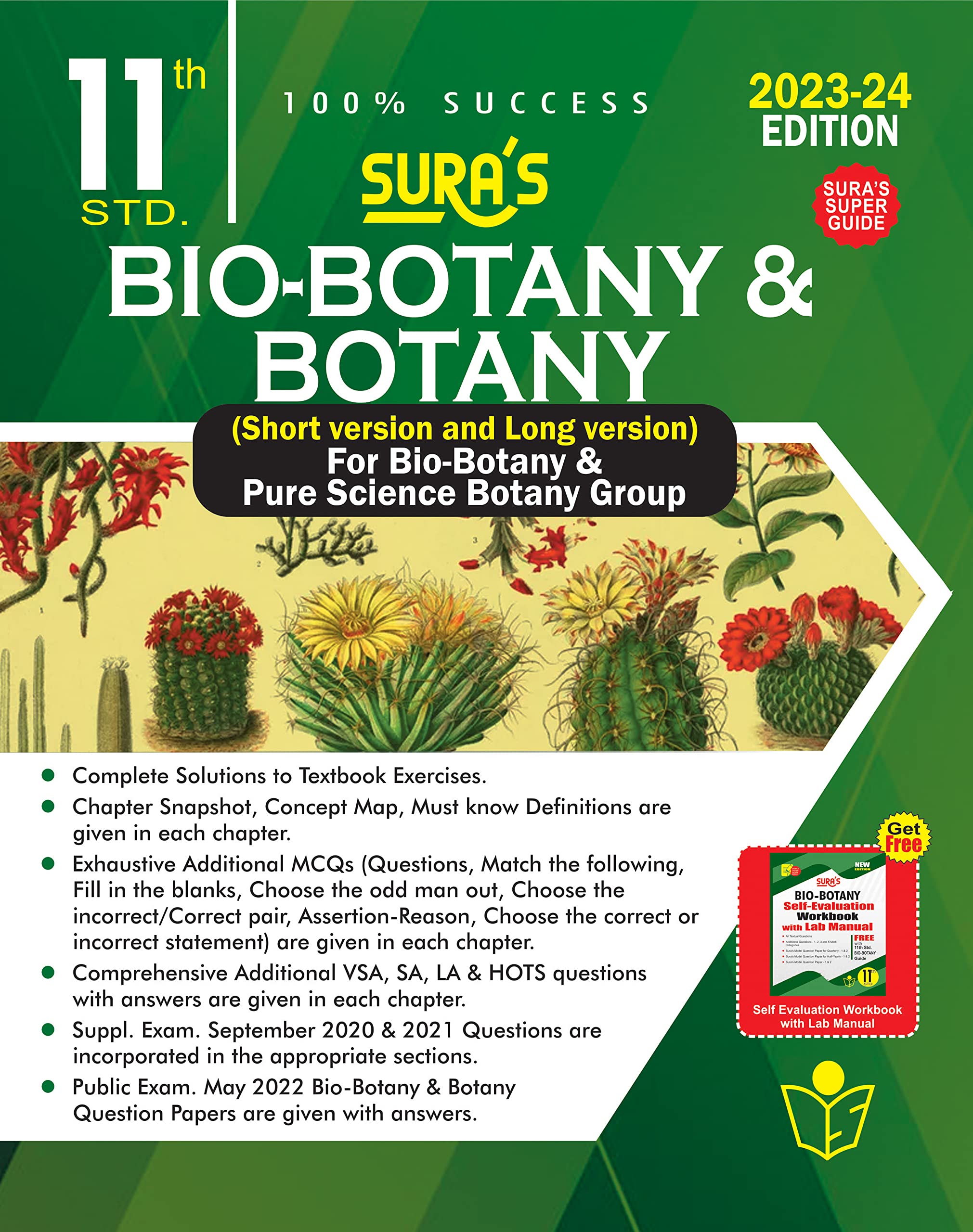 Buy SURA`S 11th Standard Bio-Botany and Botany Short and Long Version ...