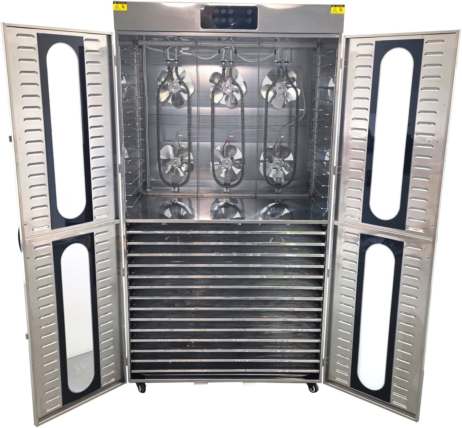 INTSUPERMAI 28 Layer Food Dehydrator Commercial Stainless Steel Fruit and Vegetable Dryer Machine Pet Food Dryer Food Dehydrator for Meat Fruit Vegetable Beef Tea 220V