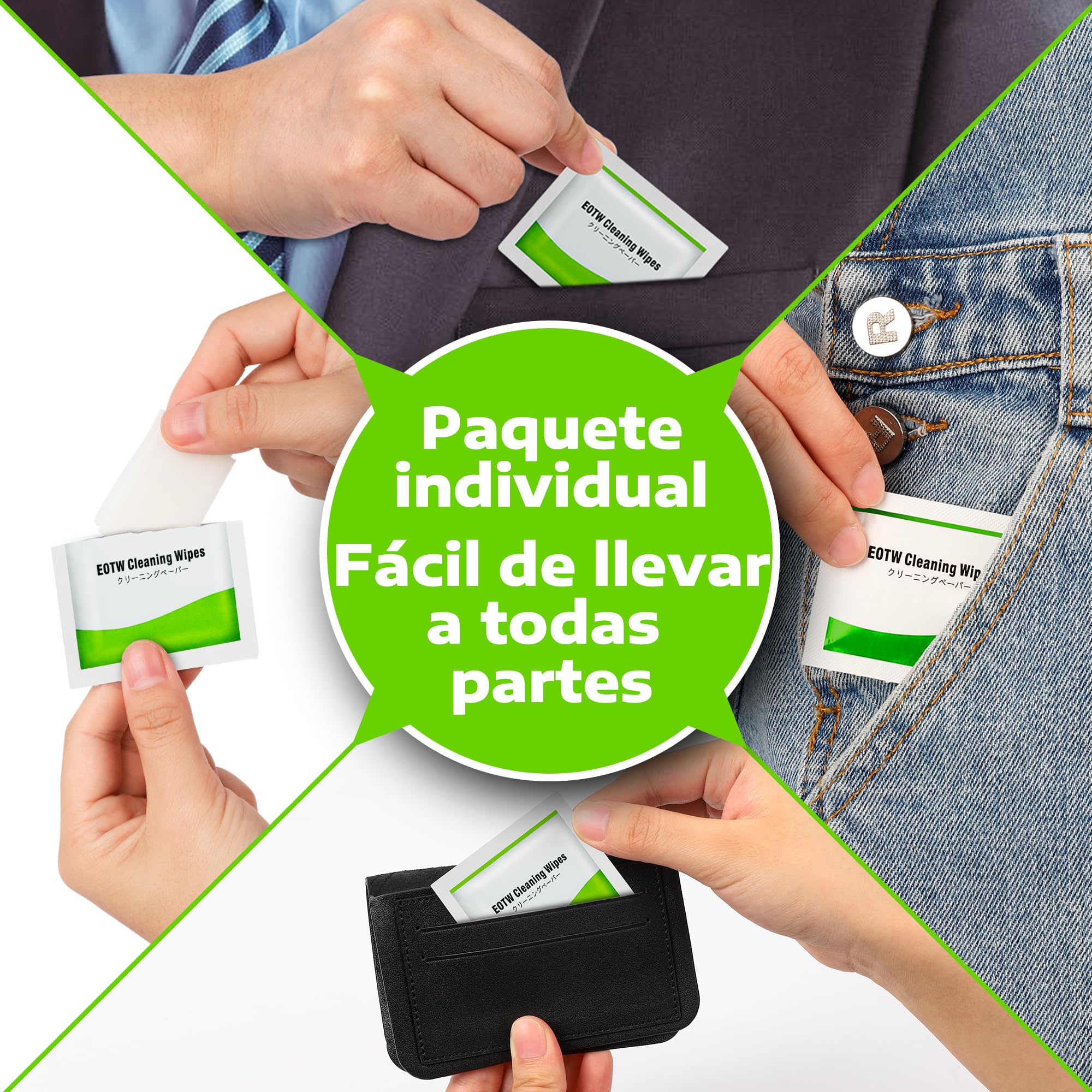 EOTW Toallitas Limpia Gafas,240 Toallitas Limpiador para Gafas, Pantallas, Lentes, Smartphones, Cámaras, Dispositivos ópticos y Electrónico