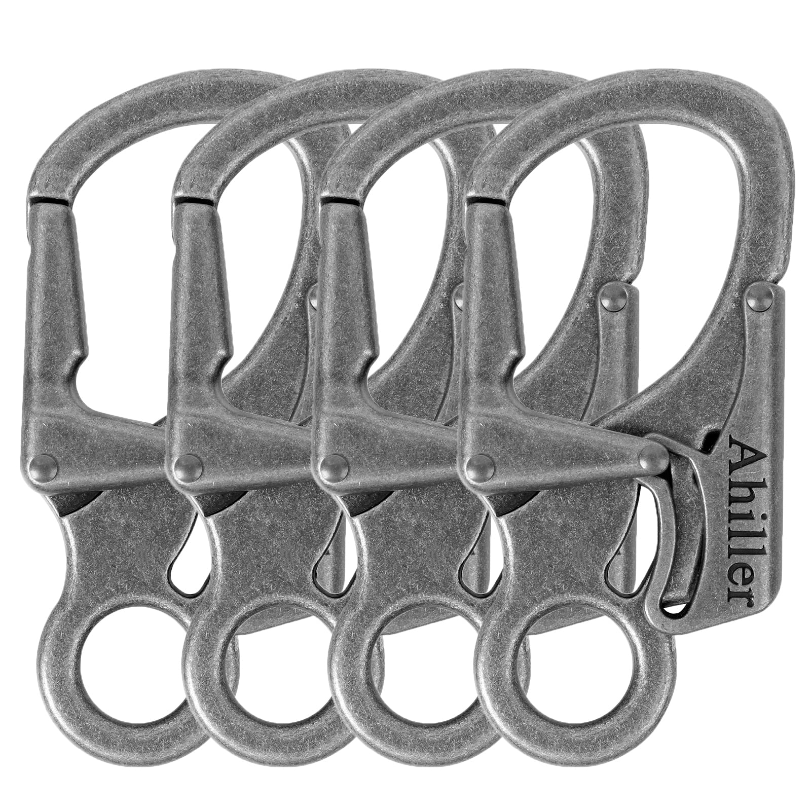 Ahiller Dual Lock Carabiner Clip, Zinc Alloy Keychain for Outdoor — Amazon image 21