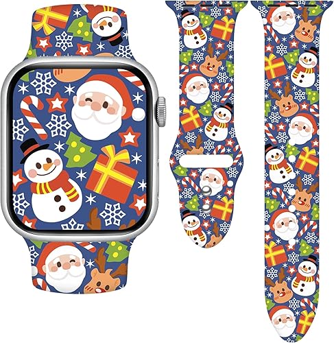 Miniatura 1 de Holiday - Correa de reloj compatible con Apple Watch de 1.496 pulgadas, 1.575 pulgadas, 1.614 pulgadas, 1.654 pulgadas, 1.732 pulgadas, 1.772