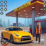 Gas Station Car Simulator 3D: Fuel Pump, Car Wash, Driving & City Service Station Games