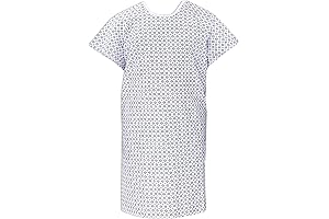RUVANTI Hospital Gowns for Women, Plus Size Hospital Gown, Maternity Delivery Gowns