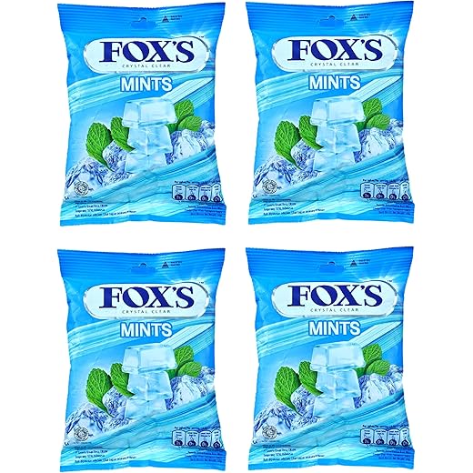 Foxs Crystal Clear Mints Pouch 90G