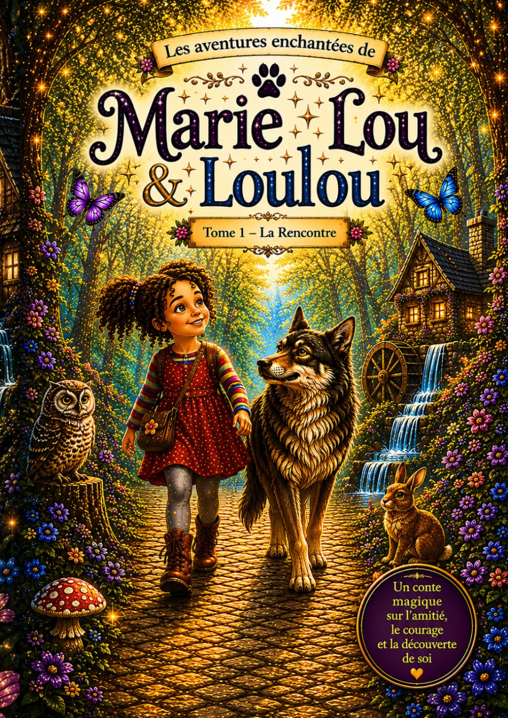 La rencontre de Marie Lou et Loulou: TOME 1 (Les aventures extraordinaires de Marie Lou & Loulou)