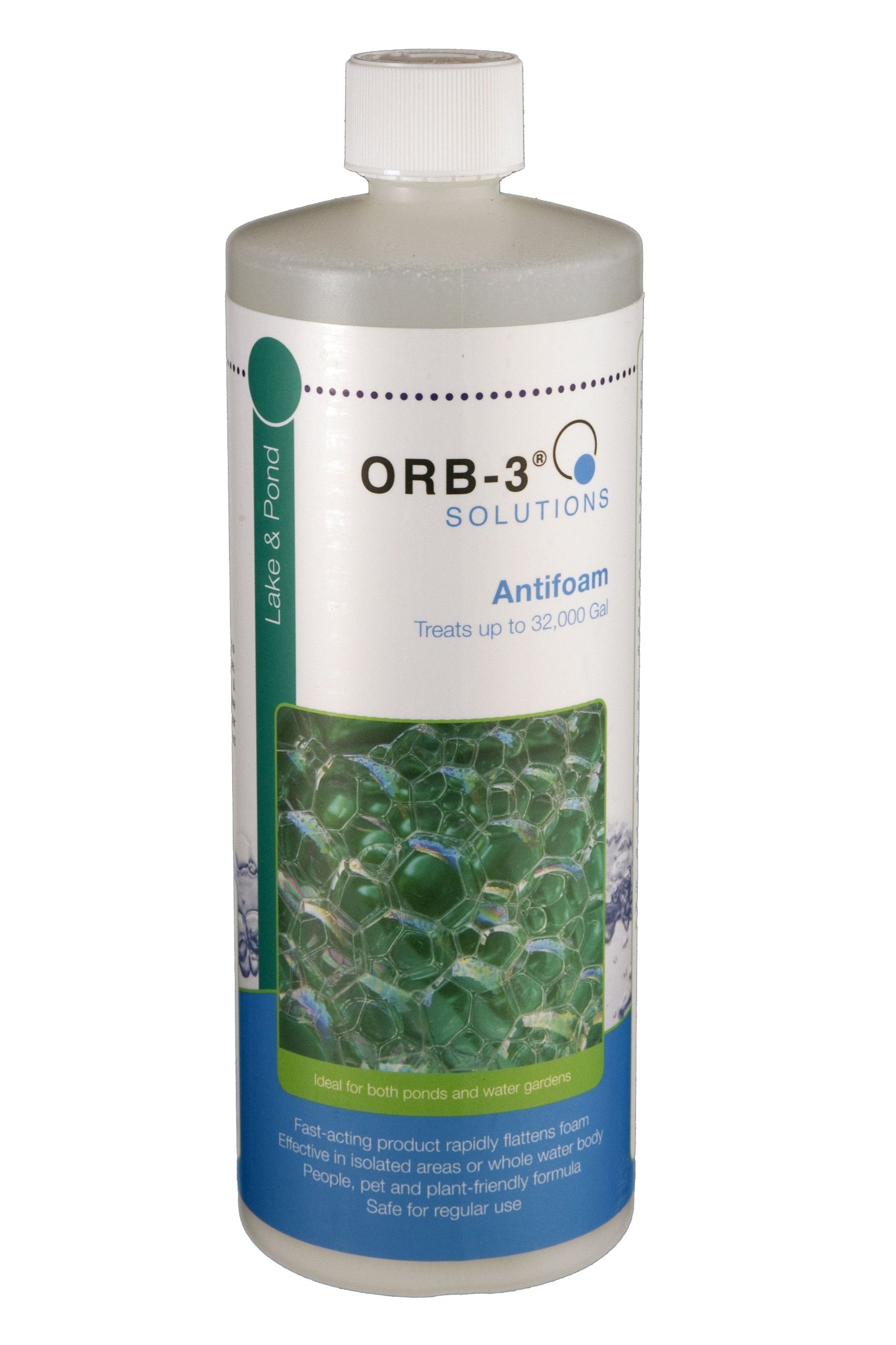 Orb-3 Lake and Pond Antifoam Bottle, 1-Quart
