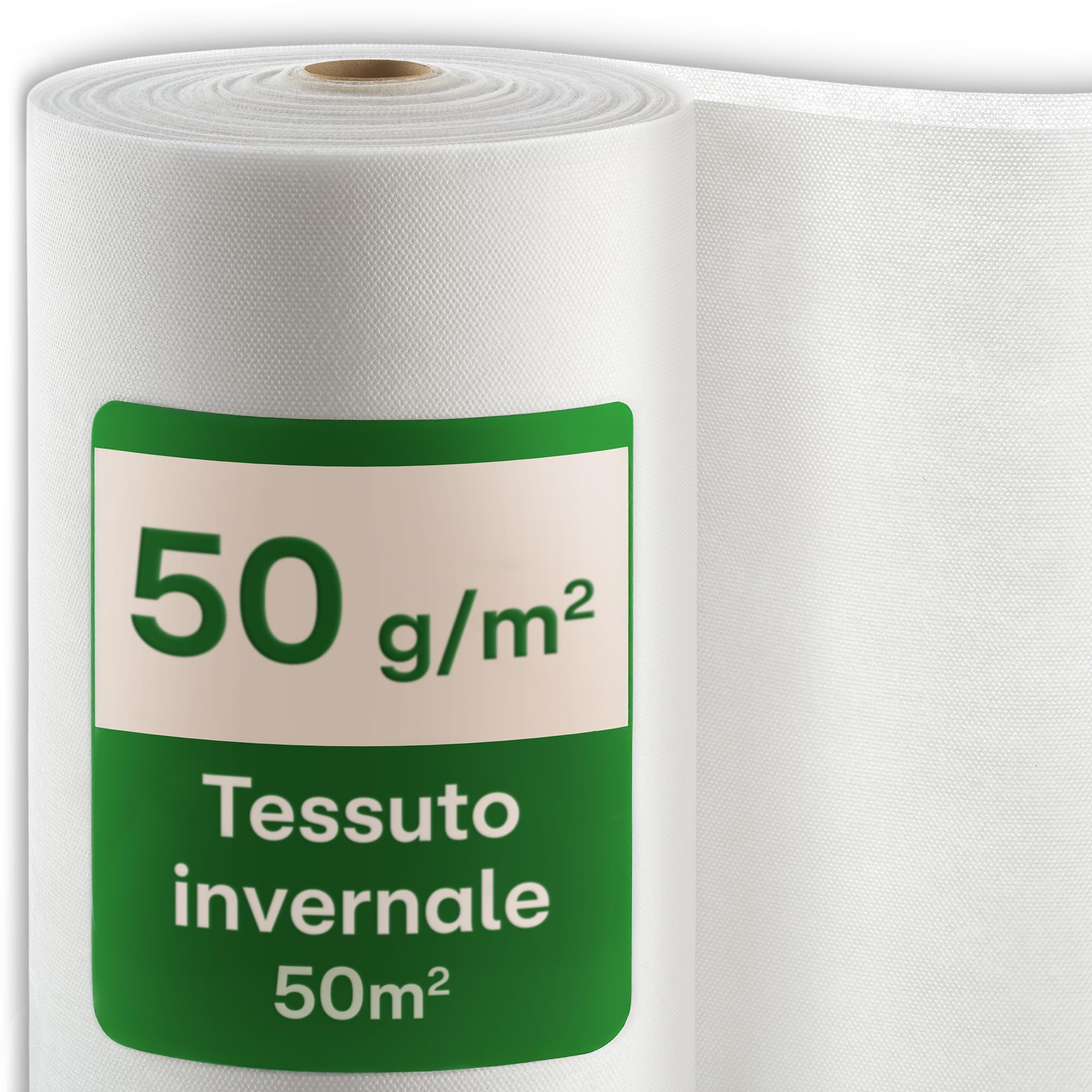 Praknu Tessuto non tessuto invernale per piante, antigelo, 50 g/m², 50 m x 1 m, su rotolo, protezione invernale per piante in vaso, resistente agli strappi e traspiranti, resistente ai raggi UV