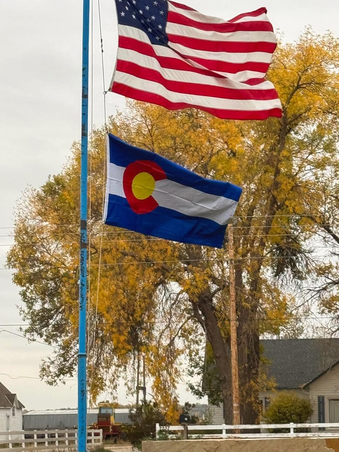 Colorado Flag 2x3 FT 100% Made in The USA-Heavy Duty Vibrant colors Double Sided Colorado CO Flag with 2 Brass Grommets for Home/Company/Indoor Outdoor Decoration - Image 3