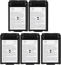 Battery Pack Cover for Xbox 360 Controller – Universal Replacement Battery Pack Case Cover Kit for Xbox 360 Controller – Pack of 5 (Black)