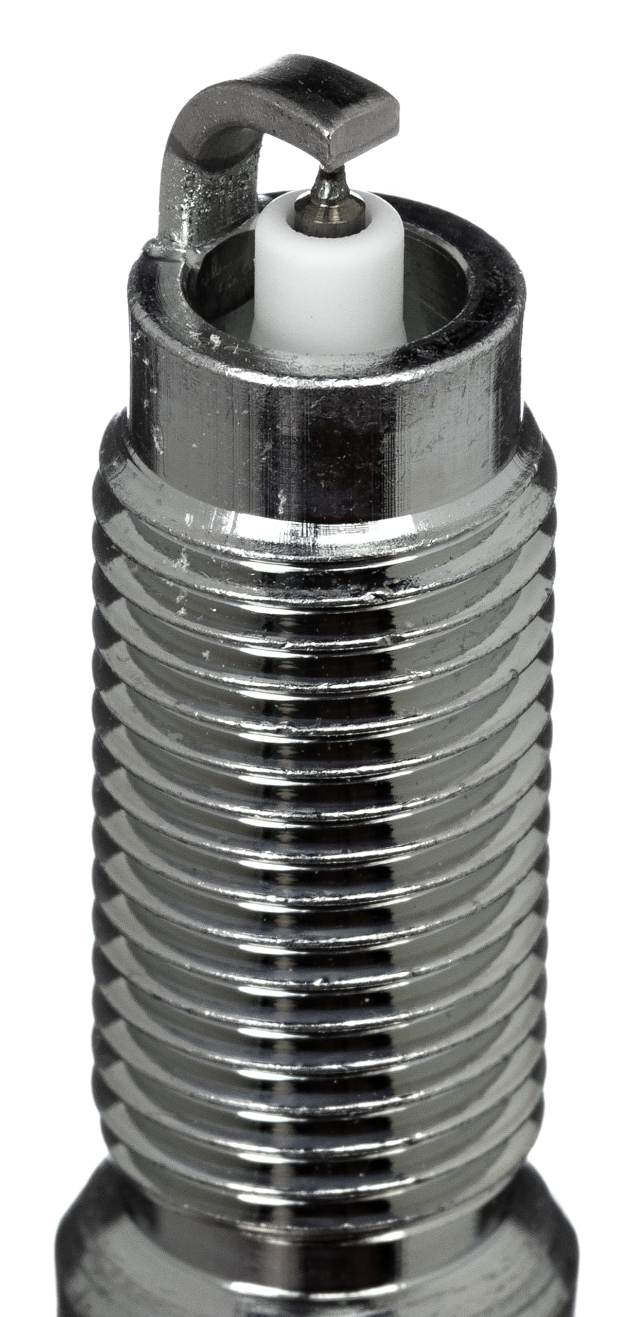 NGK Bujía de encendido 91924 Versión de conexión SAE Electro central Iridio Electrodo de masa supresión de interferencias 5 kOhm con asiento de estanqueidad esférico Ancho de llave: 14 mm Long. de