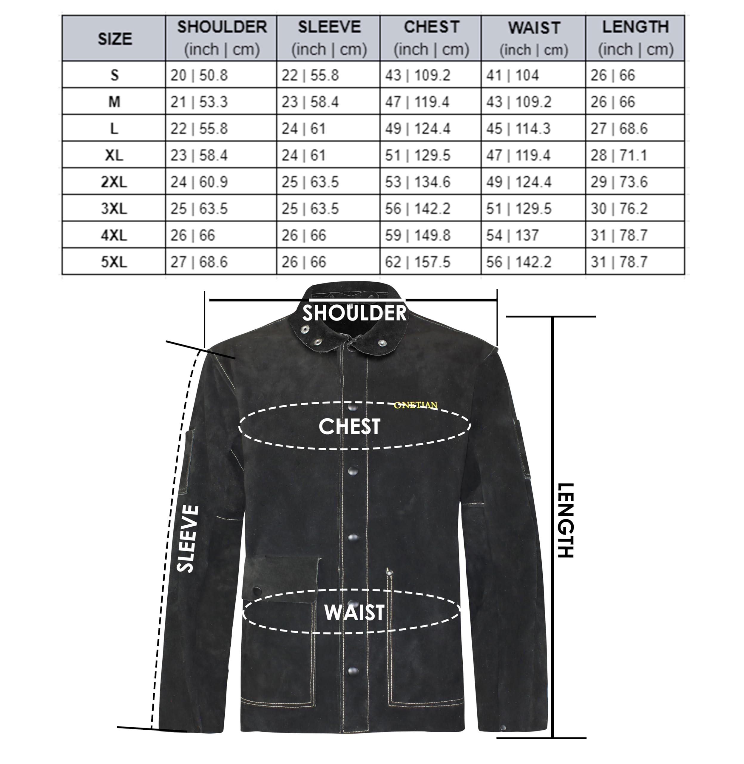 Veste de soudage en cuir noir, manteau de protection pour soudeur, veste de sécurité de travail FR, résistante à la chaleur et aux flammes