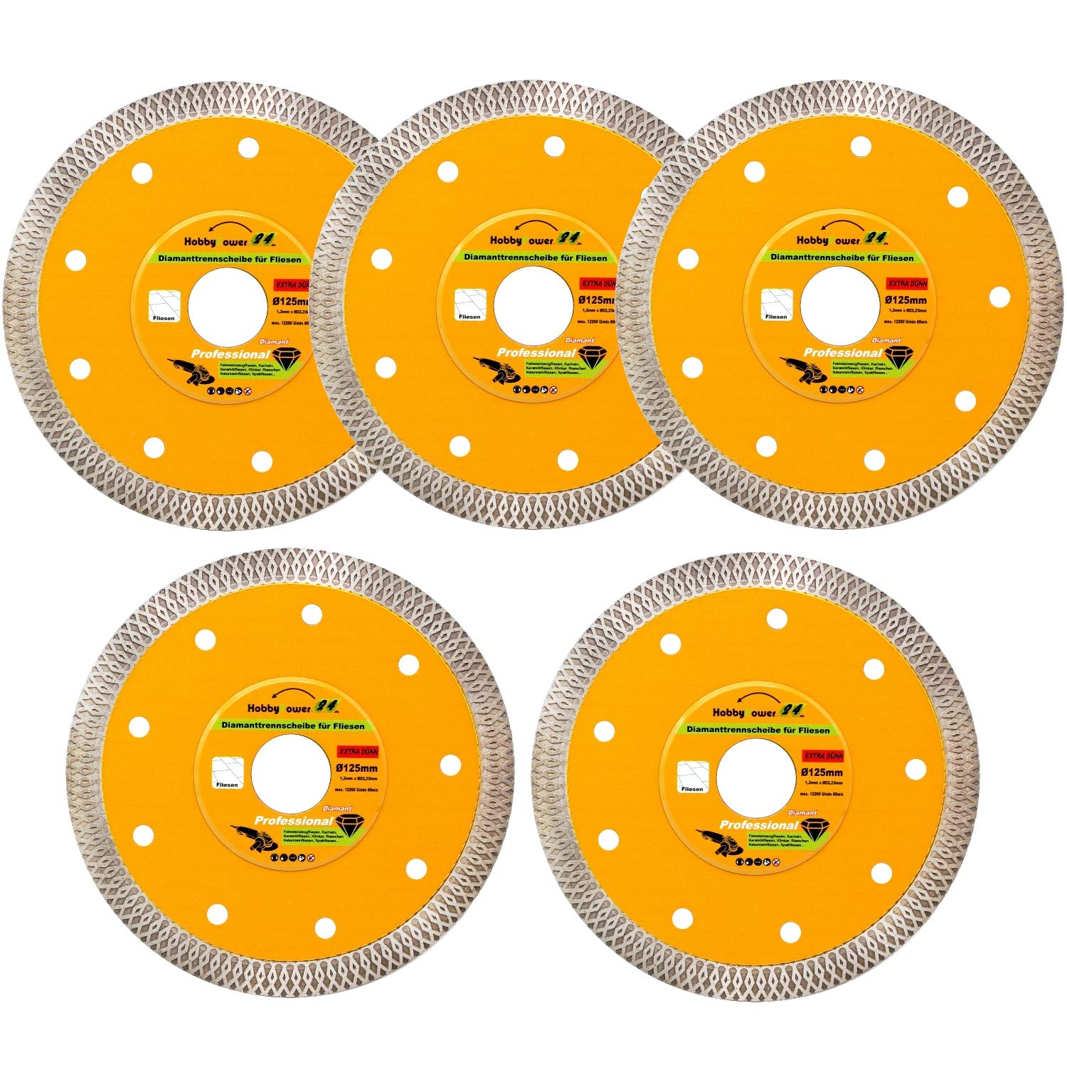 Disco Diamantato Gres Porcellanato Platorello Diamantato Rurmec PRA 125 Per Levigatura Mattoni, Arenarie, Tufi E Pomici, 125mm Disco Per Gres Porcellanato - Foto 8