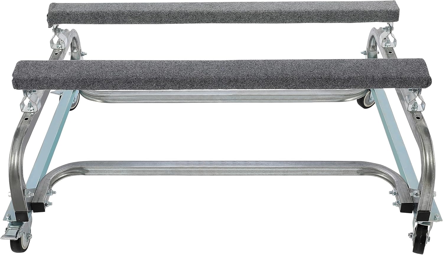 ECOTRIC 1000 LBS Capacity Watercraft PWC Dolly Boat Jet Ski Stand Storage Trailer Watercraft Cart Watercraft Dolly PWC Dock Slipway Cart Adjustable Bunks W/ 4 Casters and 2 Brakes