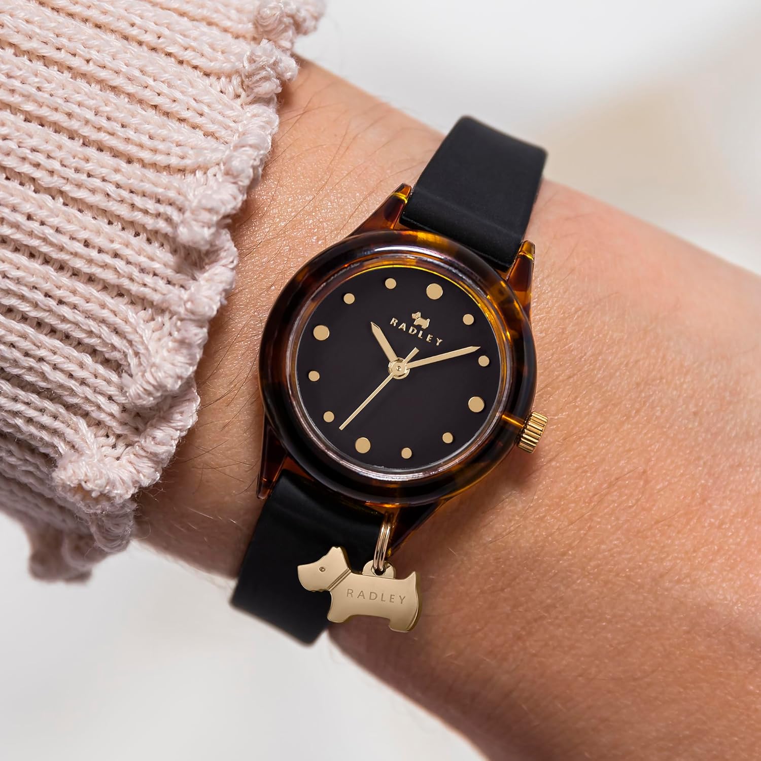 RADLEY Ladies Black Silicone Strap Watch RY2324 5 81UqbqIgLYL. AC SL1500