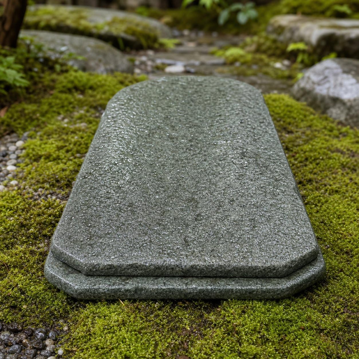 Pietre da Giardino per Camminamento Antiscivolo, Mattonelle da Giardino in, Pietra per pavimentazione rettangolare 30x60 cm