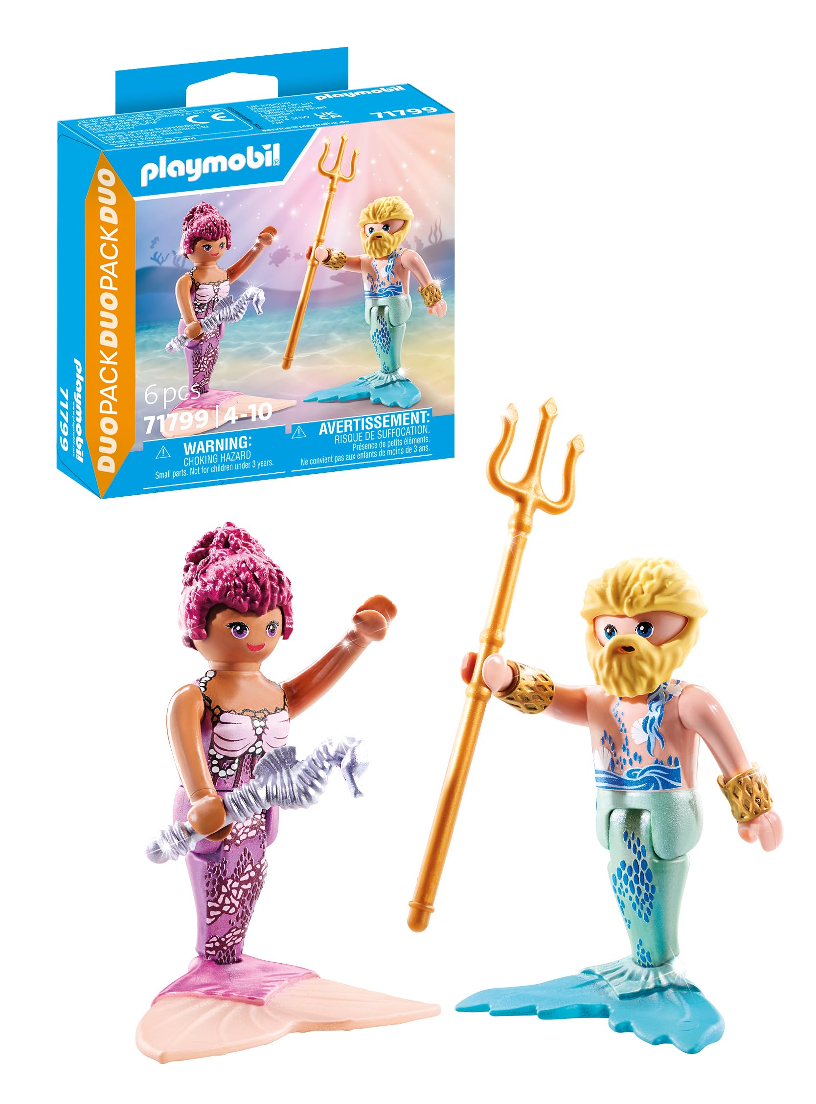 DUO SIRENE ET TRITON + ACCS PLAYMOBIL PLL71799