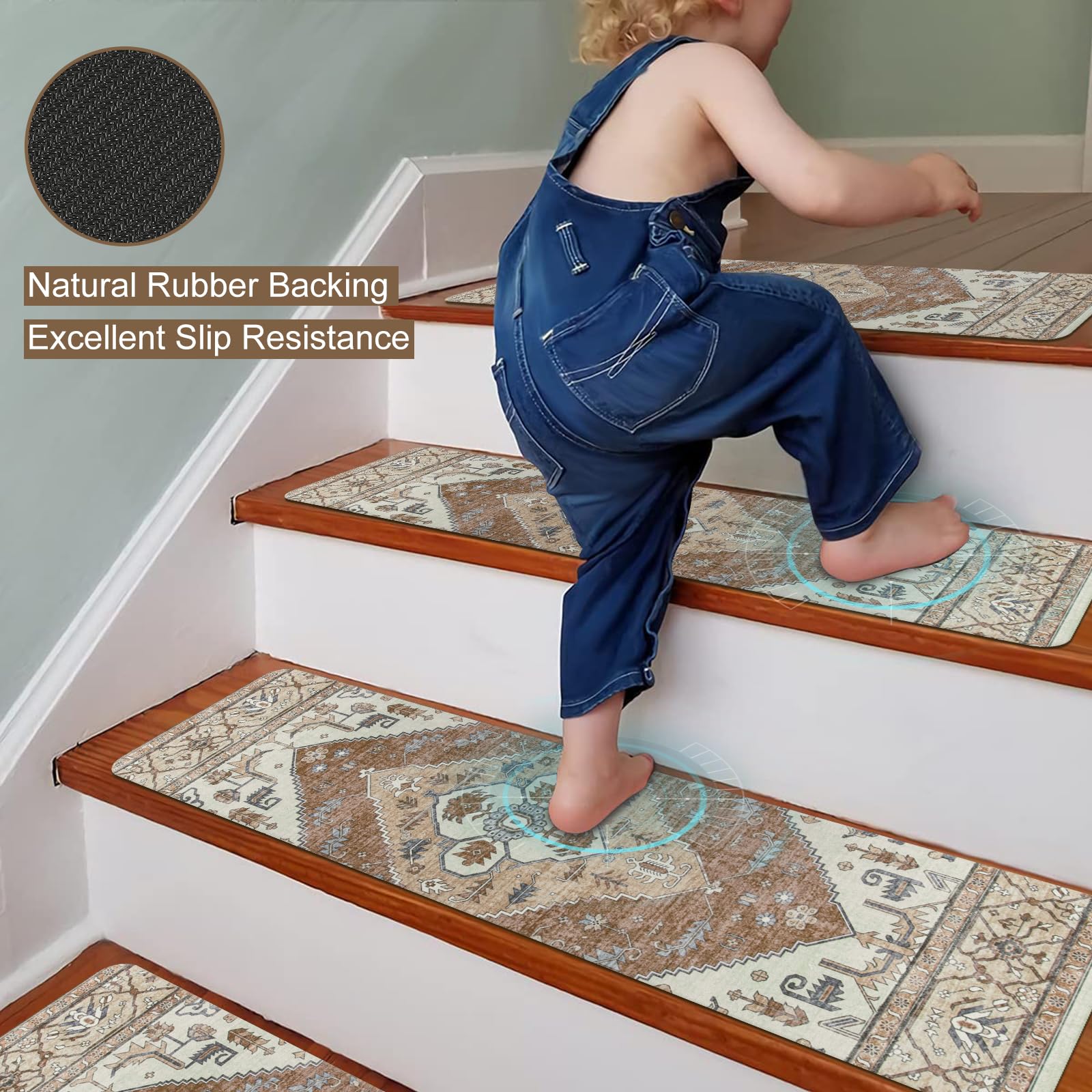 OJIA Super NonSlip Stair Treads For Wooden Steps, 30X8