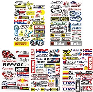 90 Pcs Motorcycle Stickers, Racing car Stickers, Anime Stickers, Vinyl Stickers Decals, Motorbike Stickers for Water Bottles, Cartoon Decals Skateboard Stickers for Teens Adults Boys