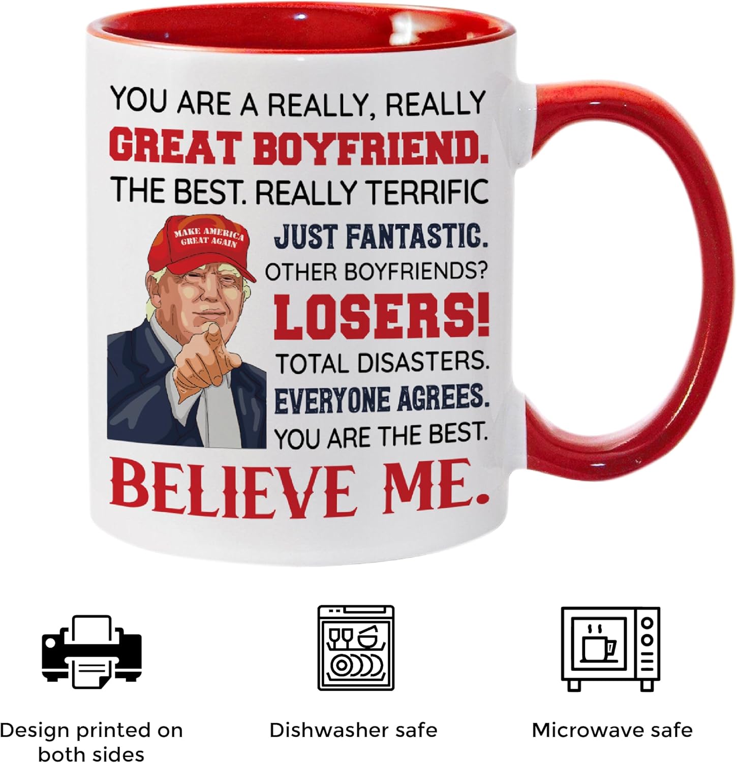 Valentine Gift for Boyfriend from Girlfriend, Couple Gifts, Christmas, Anniversary, Birthday Gift for Boyfriend, Ideal for Him, Ceramic Mug 110z - Image 7