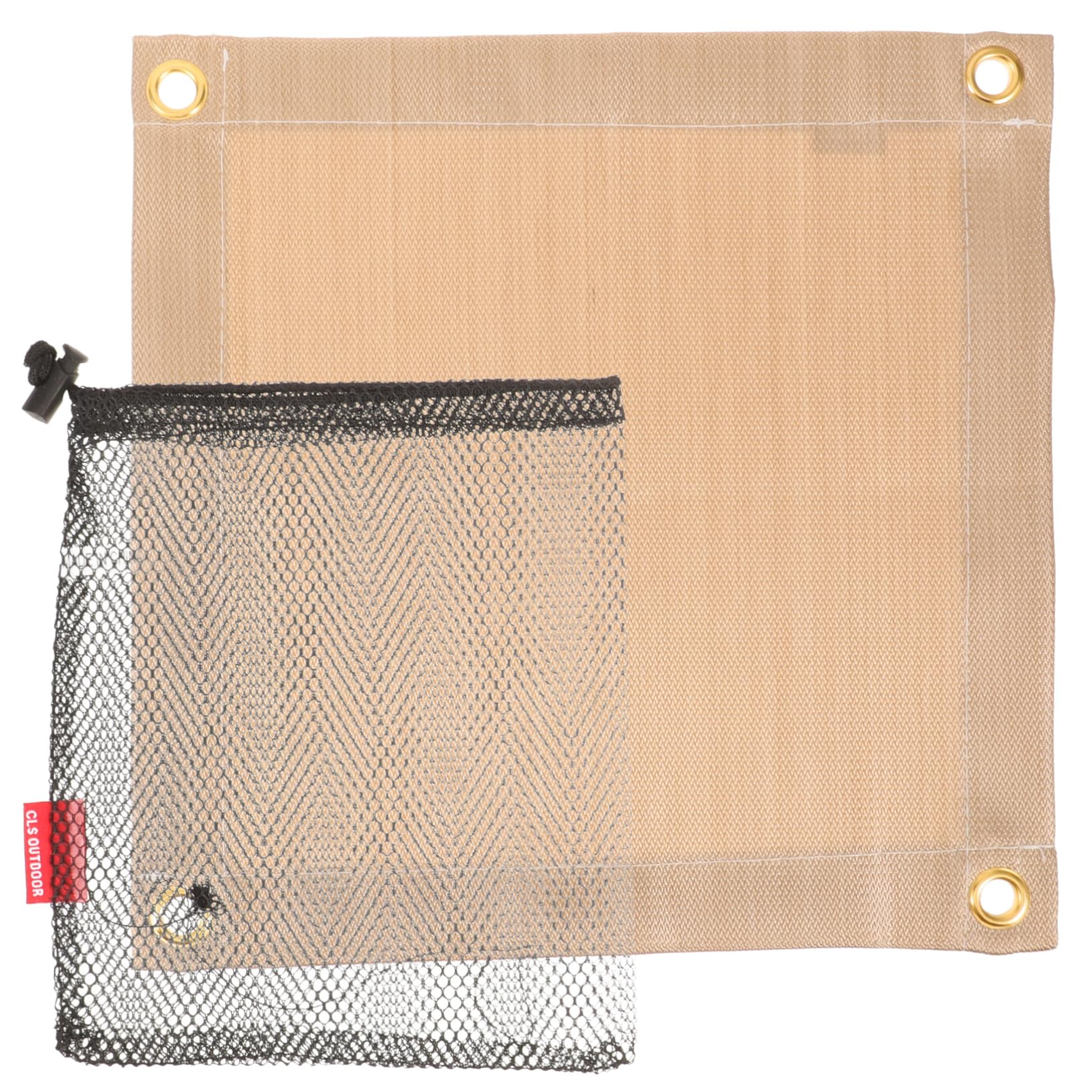 Garneck 1 Set Portable Fireproof Grill Blanket Multi Function Insulation Mat for Outdoor Safety Lightweight Fire Blanket Easy to Clean Camping Accessory