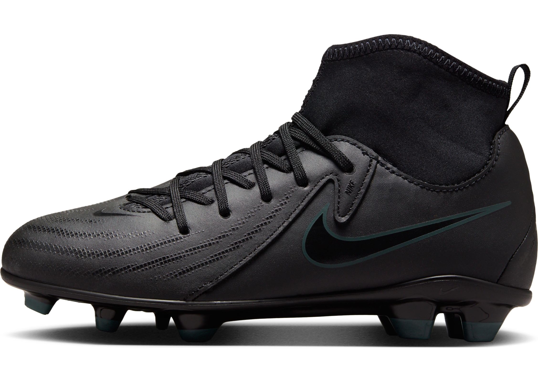 NIKE Unisex Kids Jr Phantom Luna Ii Club Fg/Mg Sneaker, Black, 5.5 UK