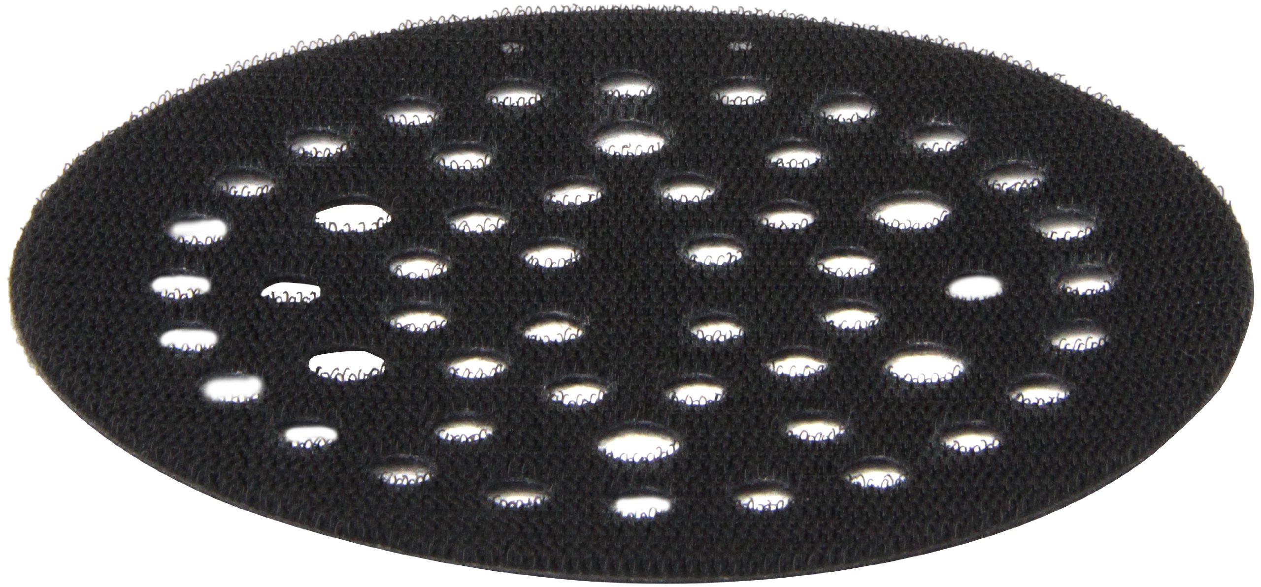 3M Clean Sanding Disc Pad Hook Saver 20446, Hook and Loop, 6" Diameter, 52 Holes, Black (Case of 20), 6 " - Image 2