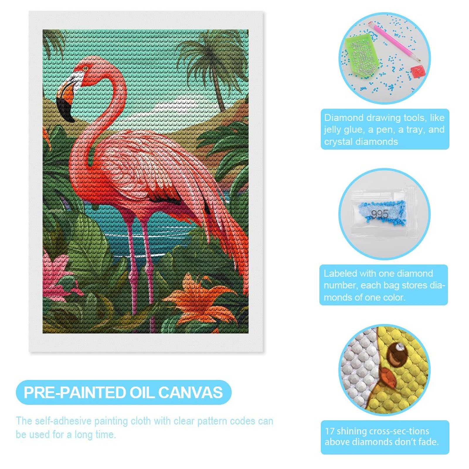 5D Diamond Painting Kit Completo Drill, square drill Cane Colorato 20x20cm Pittura Diamante fai da te