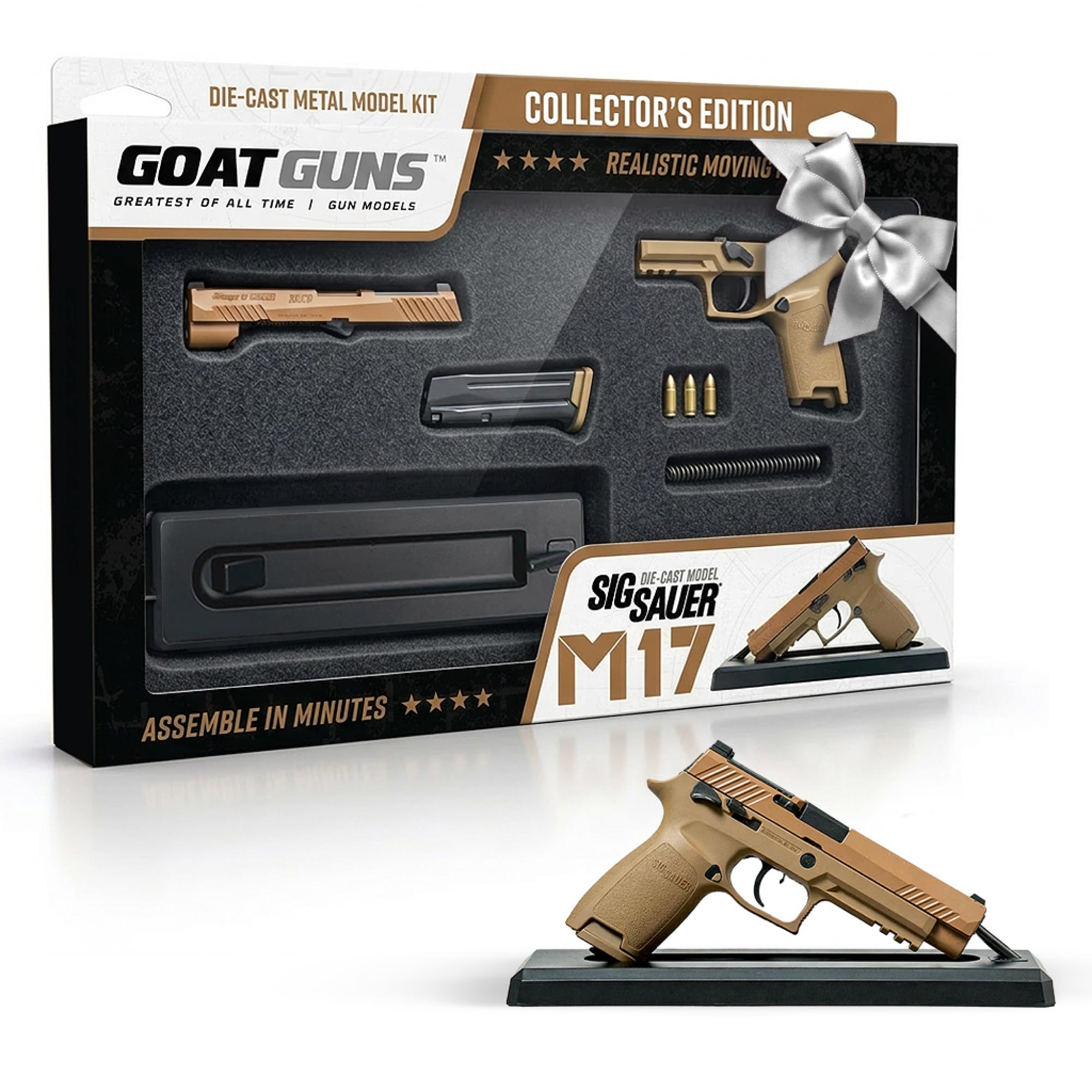 Amazon.co.jp: GOAT GUNS M17 ピストルモデル - 1:2.5スケール ダイ