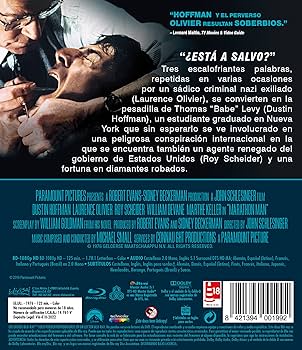 Marathon Man (Blu-ray): Amazon.es: John Schlesinger, Dustin