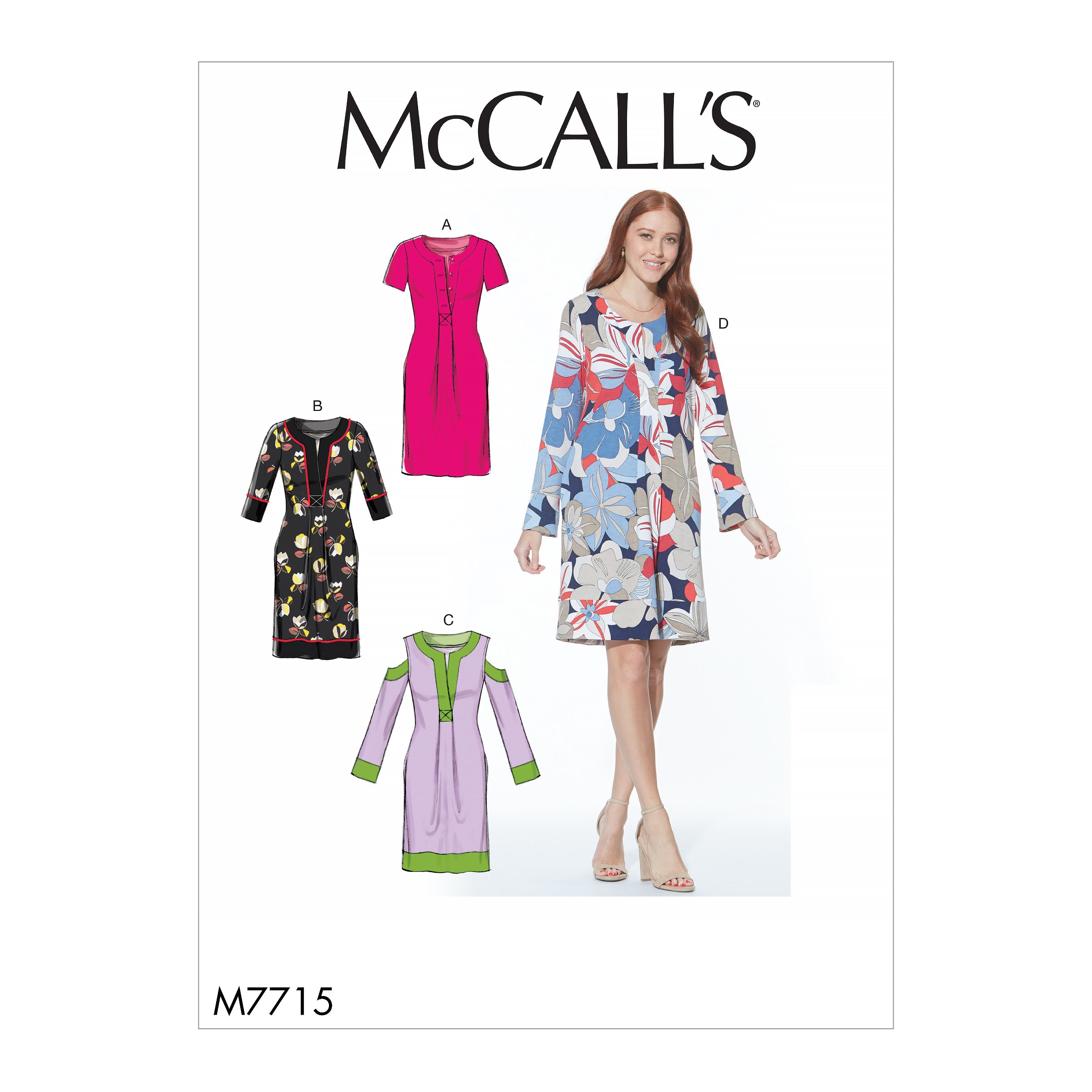 Patron de couture Robes McCall's en papier pour coupes ajustées parfaites