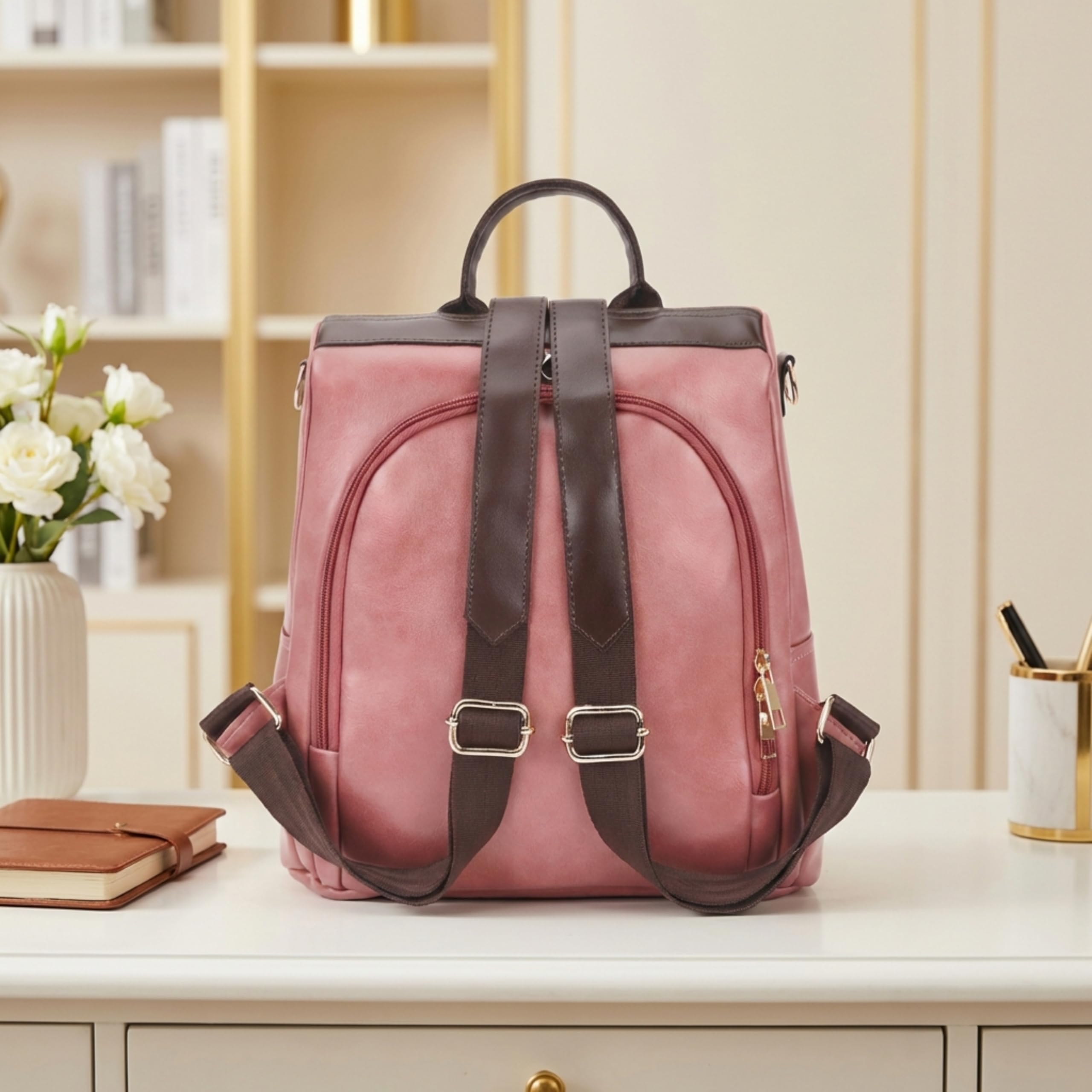 VISMIINTREND Backpack for Women | Rakhi Gift for Sister | Vegan Leather