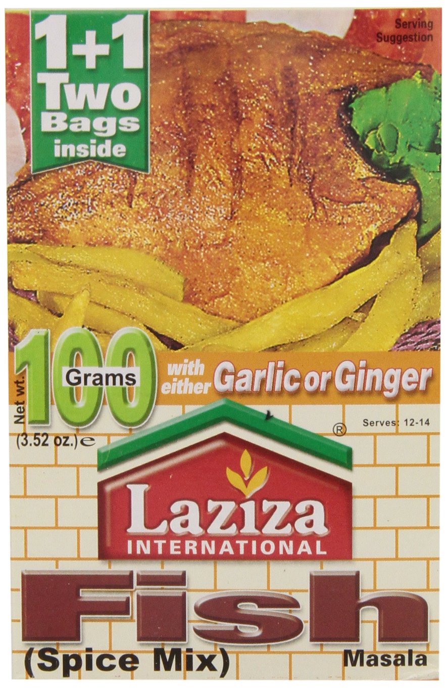 Laziza Fish Masala, 100-Gram Boxes (Pack of 6)