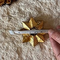 Vista 4 de Zoeartcrafts Espejo Peruano Sunburst 5" Oro - Decoración del Hogar (2)