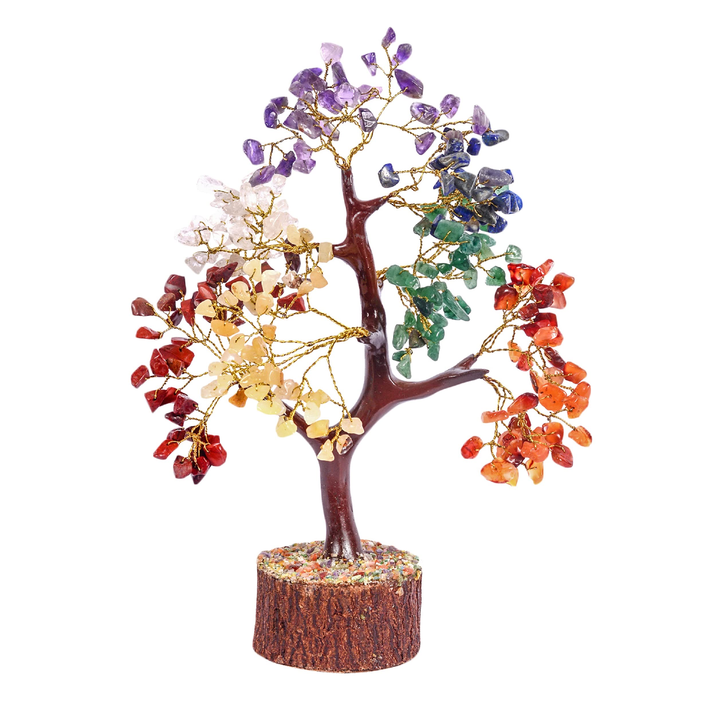 Seven Chakra Tree, Crystal Tree, Chakra Tree, Gem Tree, Crystal Tree Of Life, Gemstone Tree, Holistic Healing Crystals, Stone Tree, Rock Tree, Tree Of Life Gifts, Positive Energy Decor, Healing Stones