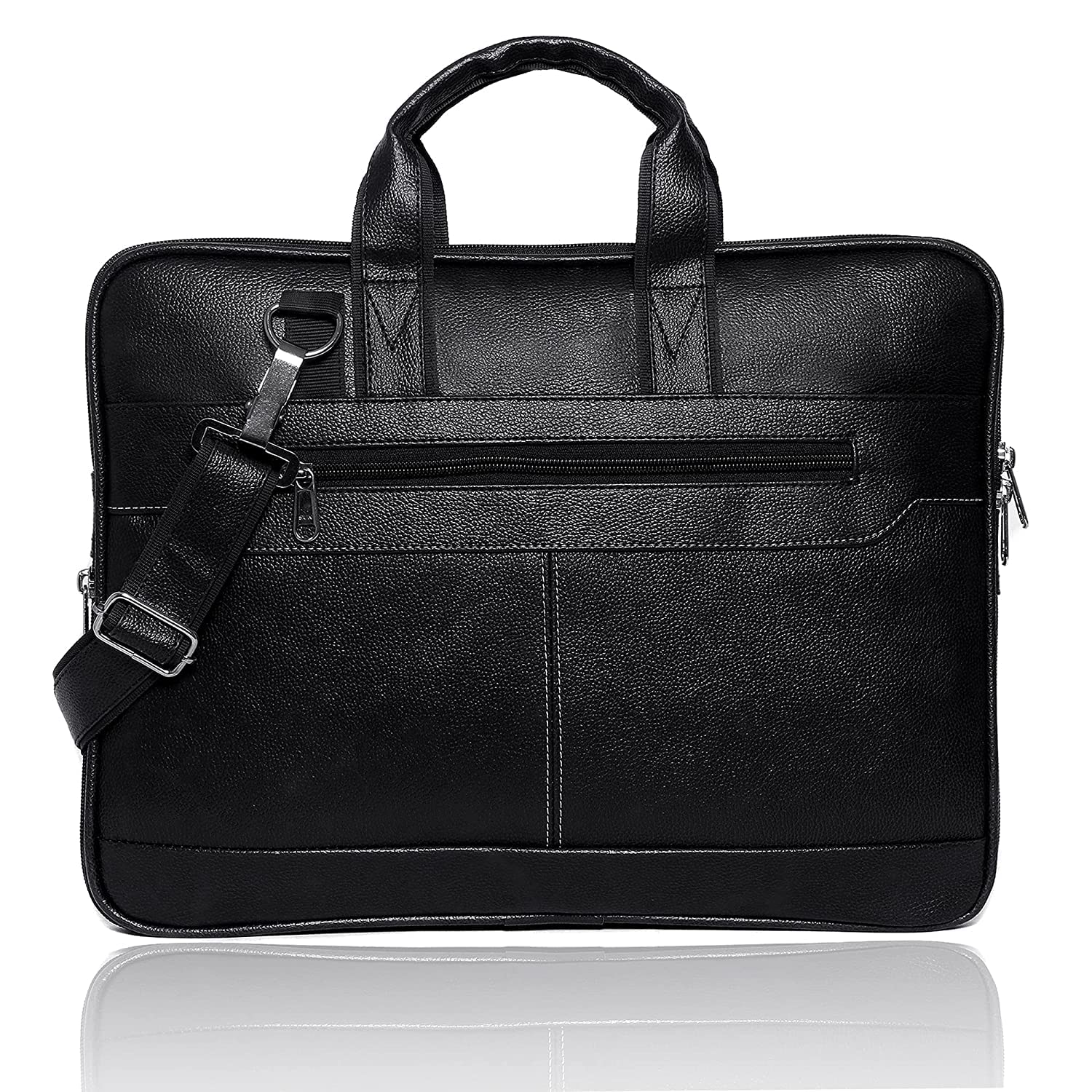 Khushboo Enterprise Laptop Bag Tablet Computer for Women and Men Synthetic Leather Briefcase Office Bag Messenger Sling Shoulder Bag with Strap MacBook Notebook Handbag Business Briefcase Bags (Black) (B0B9GD3N2V) Amazon Price History, Amazon Price Tracker