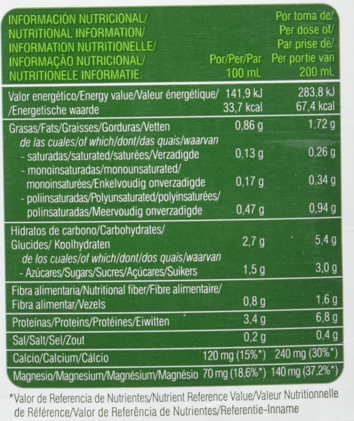 Soria Natural Bebida de Soja Ecológica 3 x 1 Litro