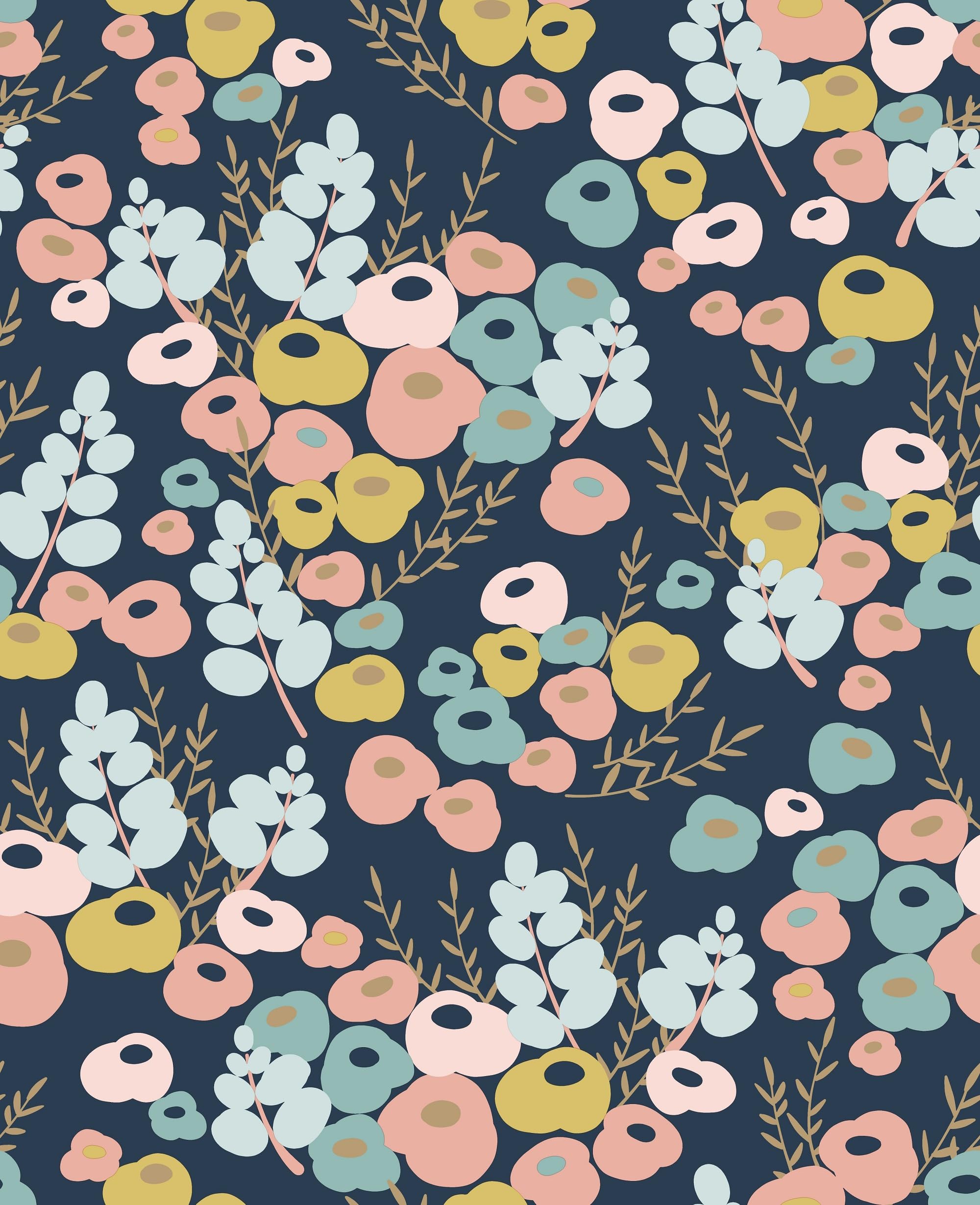 Graham & Brown Multi Superfresco Easy Lily Wallpaper