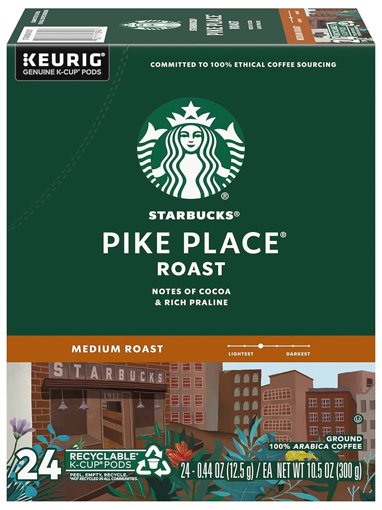 Starbucks Pike Place Roast 72個 Starbucks Pike Place 2.5 oz. Coffee Packets 72 C/T