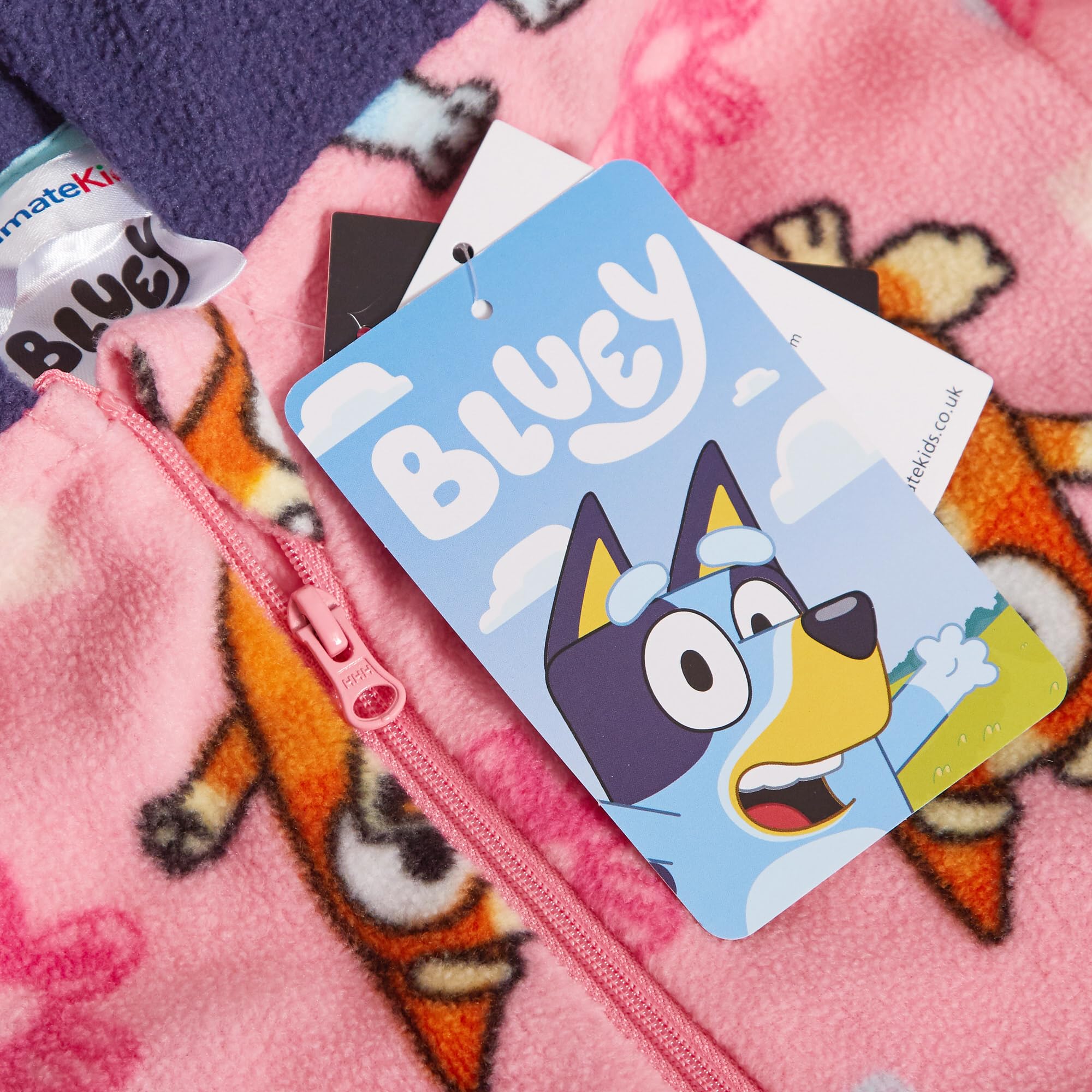 Combinaison Bleue pour Filles, avec Capuche habillée, Oreilles 3D, Pyjama Chaud Tout-en-Un pour Enfants, Pyjama en Polaire