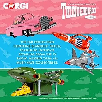 CORGI 新品 サンダーバードCLASSIC サンダーバード２号&４号 CORGI non scale サンダーバード Thunderbird 2号&4号 セット 60