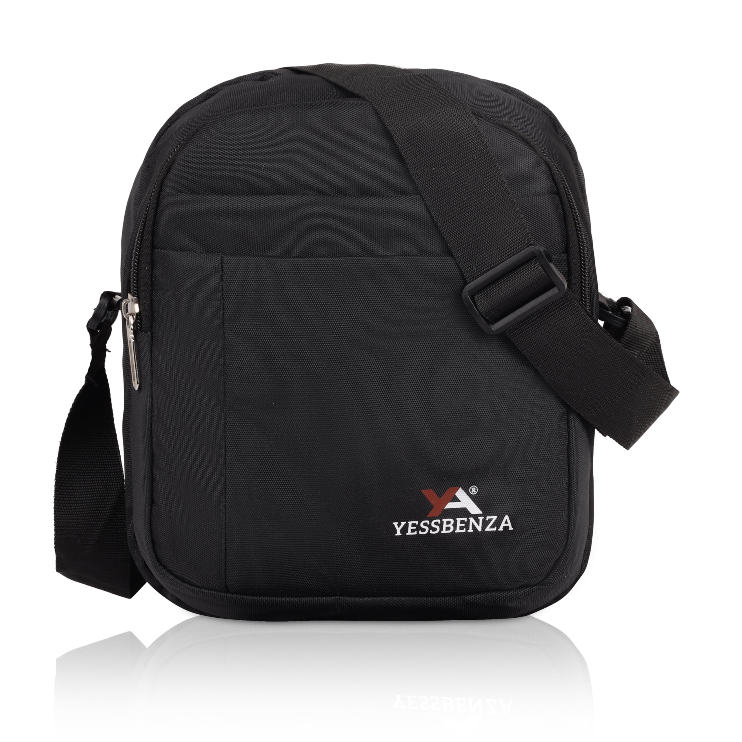 10.50 Inch Stylish Padded Medium Sling Bag for Men and Women, Small Passport Travel Bag, and Small Sling Bag With Mobile, Tables Pocket (23x27x14cm, YIFS-SL195)-image-30