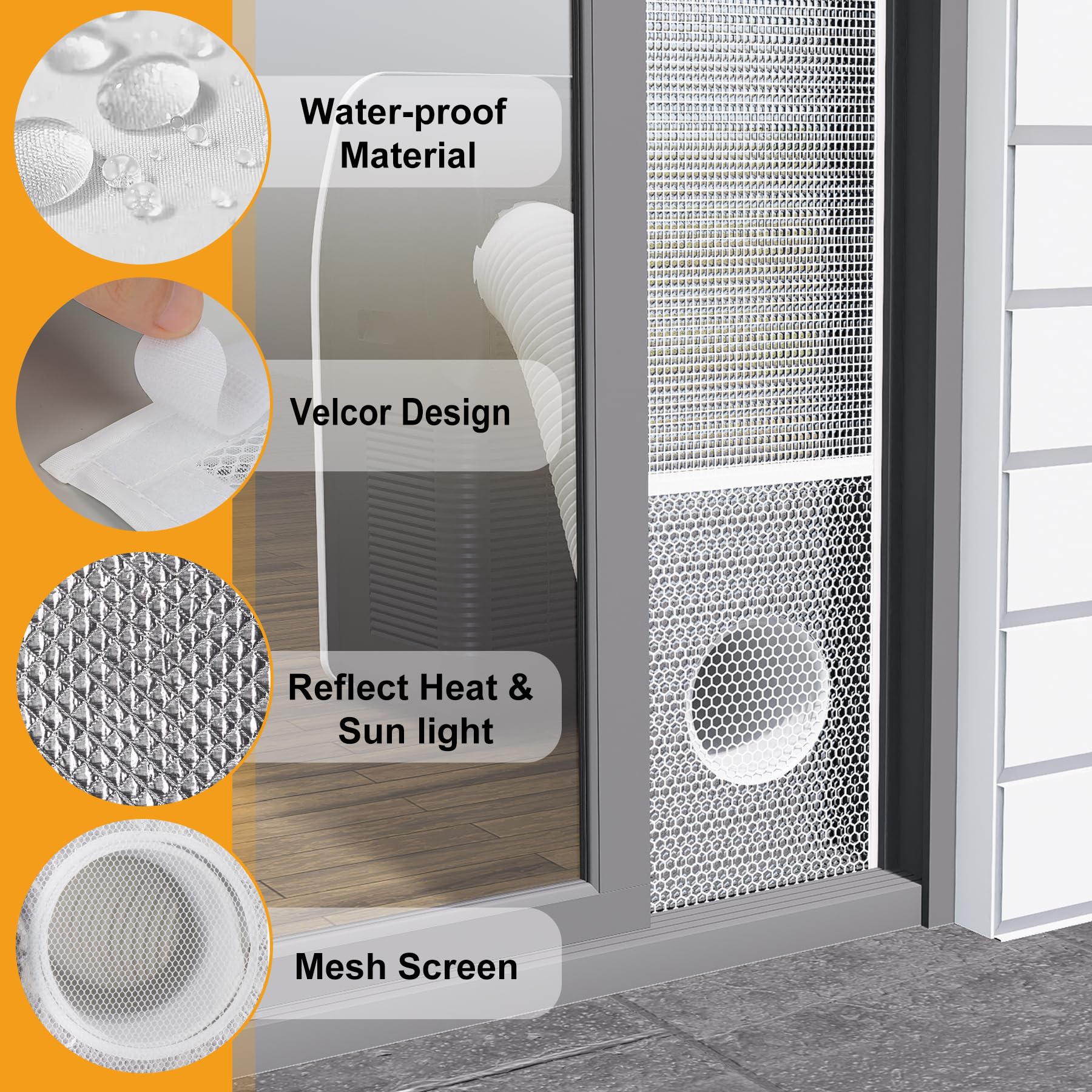 Amazon.com: LBG Products Insulated Door Vent Kit with Mesh Leaf