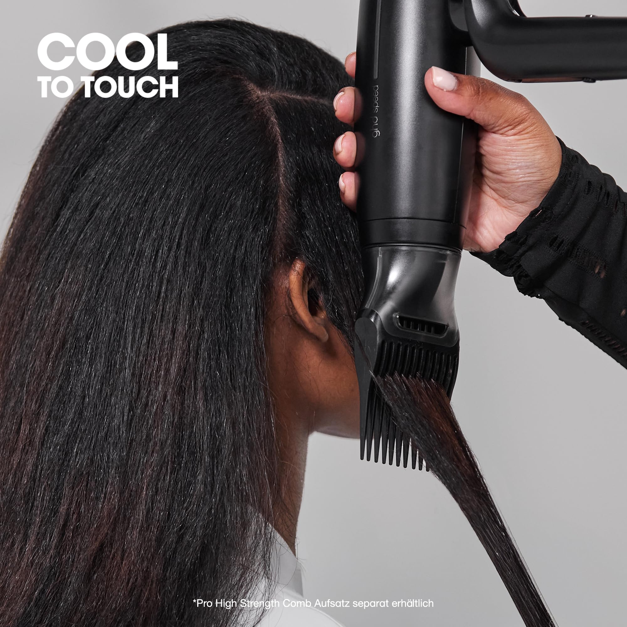 ghd speed Föhn: Profi-Haartrockner für ultra-schnelles Trocknen, Anti Frizz | Premium Haartrockner, Halo Dual-Luftstrom Technologie, Power mit Kontrolle, Cool-Touch & Cool-Scalp Gefühl, ohne Hitzeschäden