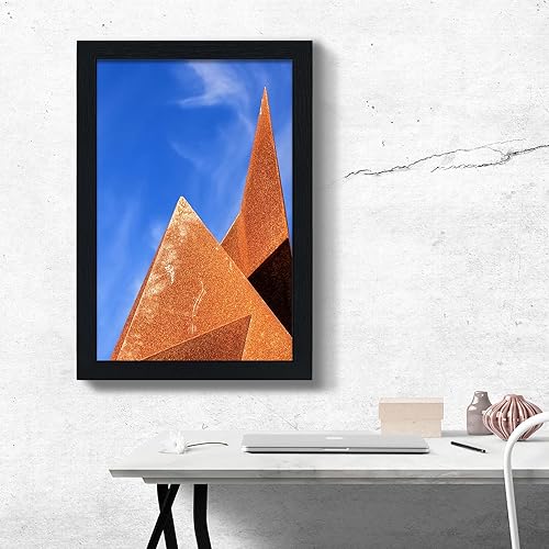 Miniatura 8 de VCK Marco de fotos de 24 x 36 pulgadas, exclusivo marco de póster grande negro para pared, galería en casa, oficina, 1 paquete